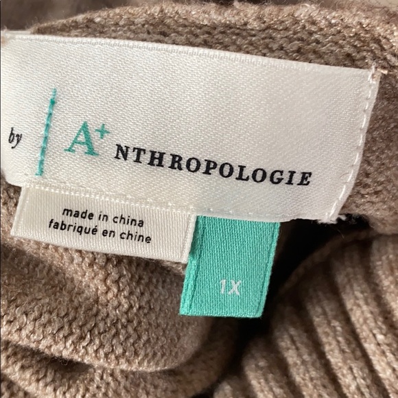 Anthropology Margarita tunic size 1X long sleeve - Picture 7 of 8